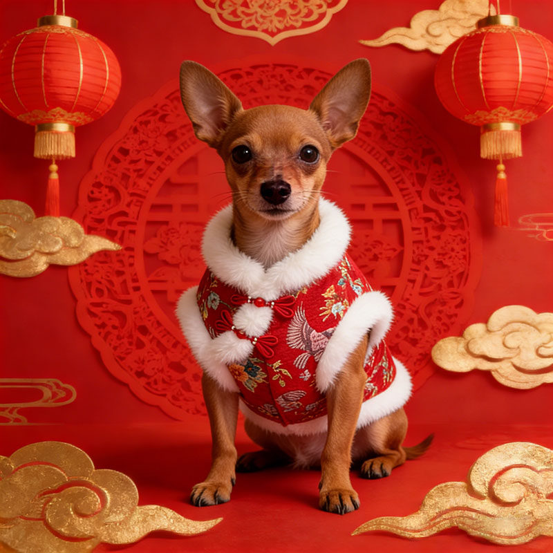 小鹿犬专用狗狗新年衣服小狗拜年服小型犬春节过年棉衣加冬天喜庆,宠物/宠物食品及用品,狗宠物服装/雨衣,淘宝优惠券,粉丝福利购,淘宝优惠卷