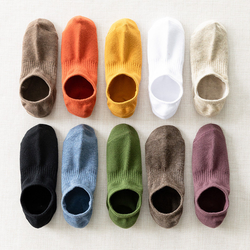 船袜女纯棉浅口隐形夏季薄款硅胶防滑不掉跟袜子女短袜夏天ins潮