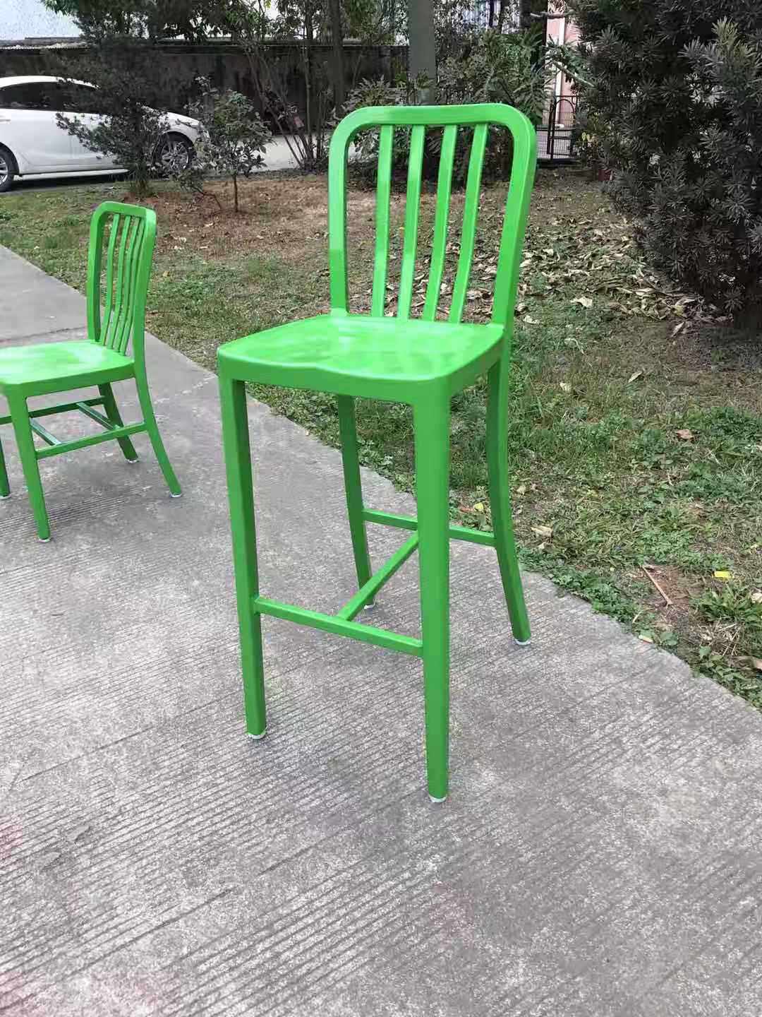 铁皮椅靠背金属坐椅多色选择咖啡厅铁艺铁皮椅tolixchair厂家