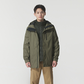 正品 哥伦比亚Columbia男百搭运动休闲夹棉三合一冲锋衣XE2198397