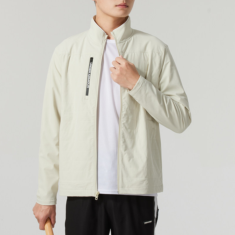 夏季正品UA安德玛户外简约拼接立领百搭男运动休闲梭织夹克外套,运动服/休闲服装,运动茄克/外套,淘宝优惠券,粉丝福利购,淘宝优惠卷