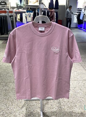 正品MLB2025男女夏新款简约舒适圆领运动休闲短袖T恤3ATSH0153