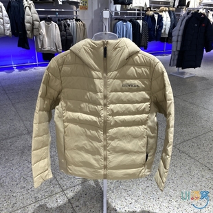 连帽男女运动休闲羽绒服L423M149 修身 冬正品 Skechers斯凯奇轻薄款