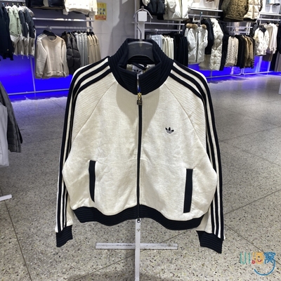 正品阿迪达斯三叶草女夹克外套