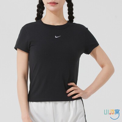 Nike耐克女简约LOGO运动短袖T恤