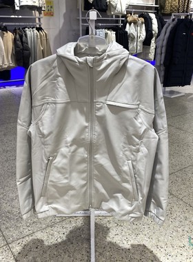 秋冬正品ADIDAS阿迪达斯男款加绒运动休闲梭织连帽夹克外套KG5179