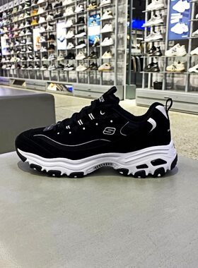 正品SKECHERS斯凯奇春简约经典拼接男百搭运动休闲熊猫鞋52675