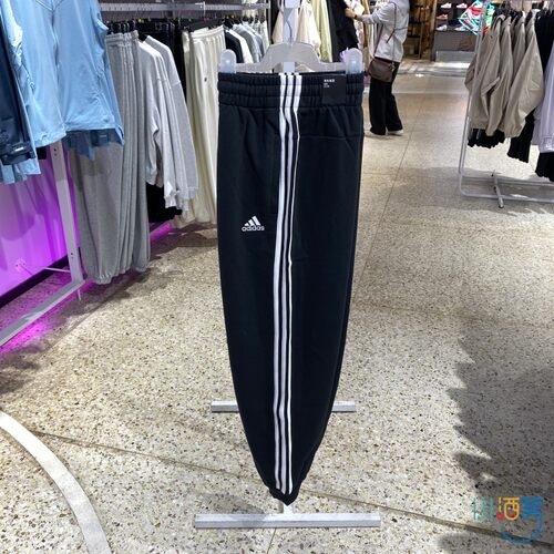 正品Adidas阿迪达斯三条纹简约束脚百搭训练女运动休闲长裤HA4375
