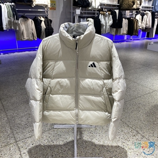 冬季新款正品Adidas阿迪达斯保暖立领男运动休闲羽绒服KQ5498