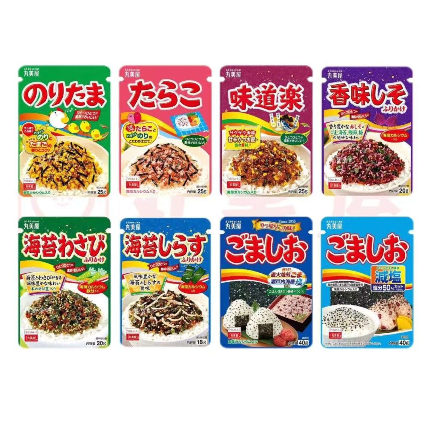 日本直邮丸美屋拌饭料海苔芝麻鲣鱼味儿童饭团寿司调味料下饭菜