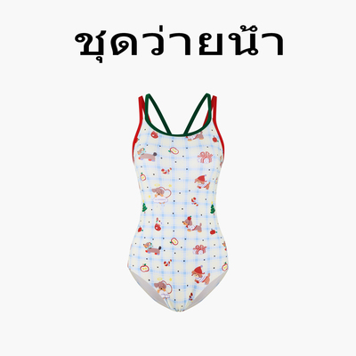 Naga swim泰式设计新款泳衣女士连体竞速保守遮肚显瘦游泳馆专用