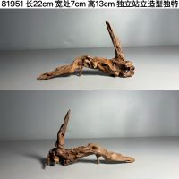 Xiaomi fish tank, 20-40cm driftwood, small natural purple teak arch bridge, South American tree stump, turtle patio thumbnail 6