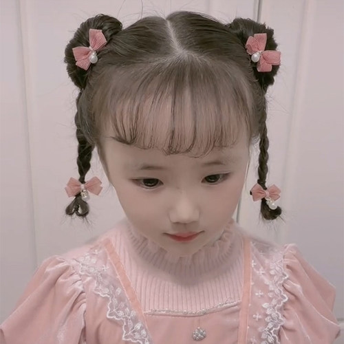 蝴蝶结发夹小辫发卡宝宝发饰