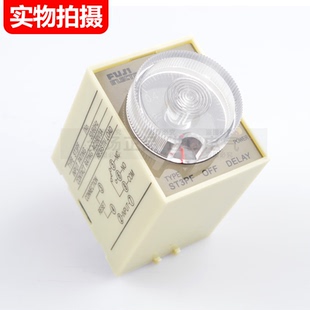 富士时间继电器ST3PA C空气3PC E断电ST3PF电压220V24V