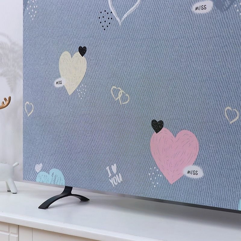 弹力电视机防尘罩子55寸65寸75寸挂式液晶电视罩套盖布盖巾