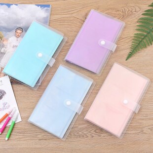 透明手帐卡片票据贴纸收纳册专辑明信片名片240卡位卡包咕卡本子
