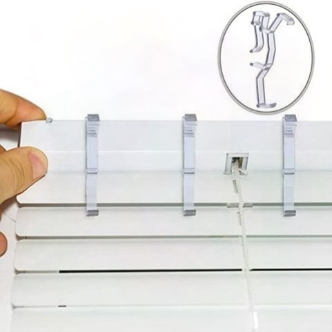 窗帘配件 2.5inch百叶帘配件 窗帘夹片饰片配件