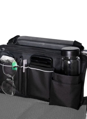 挂兜挂袋收纳袋轮椅扶手袋侧袋助行器收纳置物袋挂式轮椅侧包