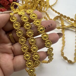 塑料太阳花连线珠链条手工配件辅料百宝箱金库一桶金中秋折塔装饰
