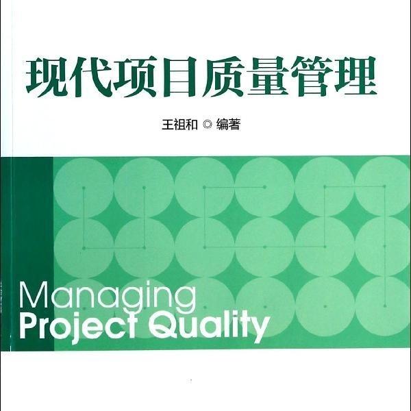 现代项目质量管理编者:王祖和9787512348912中国电力图书