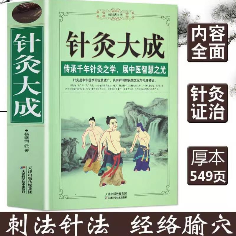 （正版）针灸大成 原文集注白话解完整版杨继洲艾灸中医针灸基础理论临床医学大全针灸学全集内经甲乙经校释灸绳董氏奇穴治疗析要