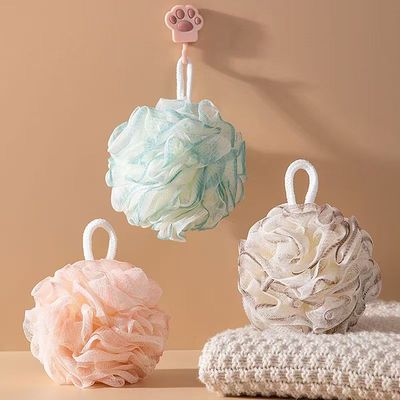 环保材质轻盈沐浴球起泡搓澡