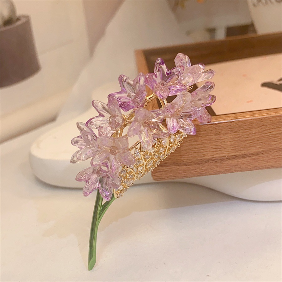 CHUDIE初蝶 小清新甜美丁香花胸针高档女气质小众设计别针生日礼