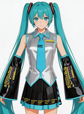 现货初音未来JK打歌服cos套装
