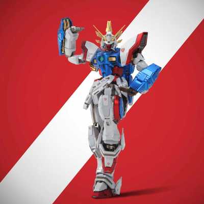 异星电镀 RG 42 1/144闪光高达 多蒙卡修拼装模型 电镀版