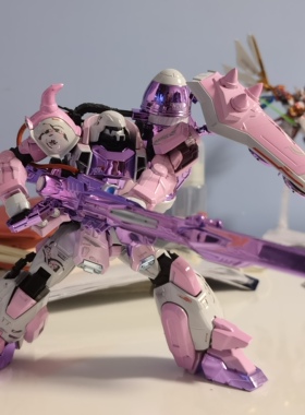 异星电镀 MG 红色 扎古 露娜扎古 扎古电镀版 猛男粉  高达喷涂