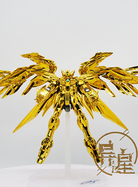 异星电镀 PB限定 改色rg飞翼零式EW 特殊电镀版高达 黄金高达
