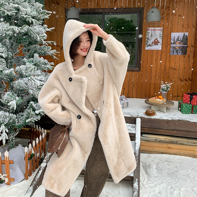 【所有姐姐的衣橱直播间】爱米修 中长款连帽外套