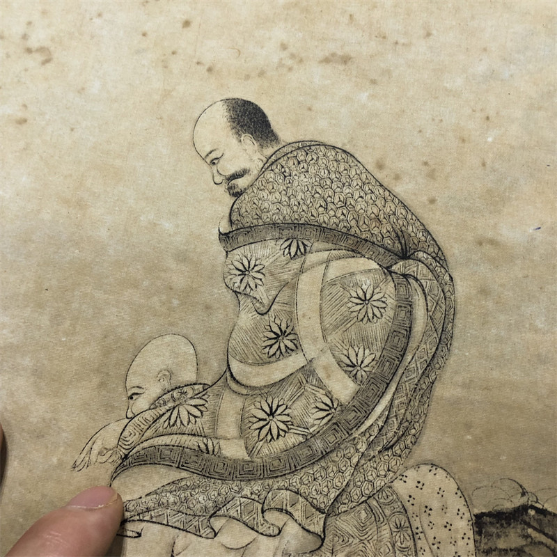 石涛 百开罗汉册100张打包 高清国画 绢布宣纸复制品 原大尺寸