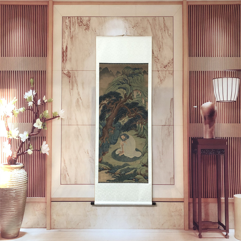 明丁云鹏释迦牟尼图名家佛像
