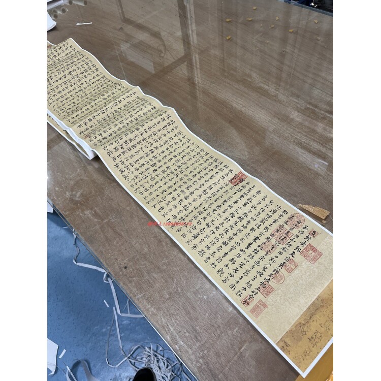 赵孟頫临皇象急就章 原大原色 章草字帖高清微喷书法长卷学习临摹