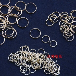 连接铁环扣金属小铁圈DIY小配件闭口圈饰品挂件配饰材料钥匙圈扣