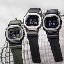 卡西欧手表男女正品金属小方块gshock运动防水情侣对表GM-5600