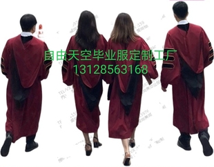 韩国世宗大学学士服博士服装国外学位服毕业服学生礼服来图专业定