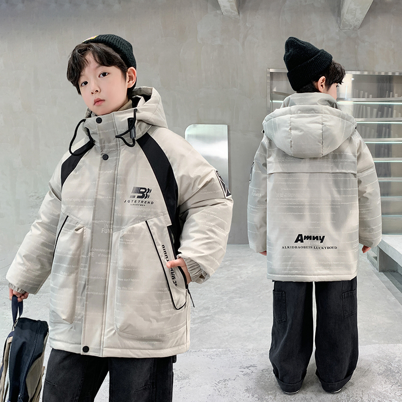 男童新款冬季加厚棉服