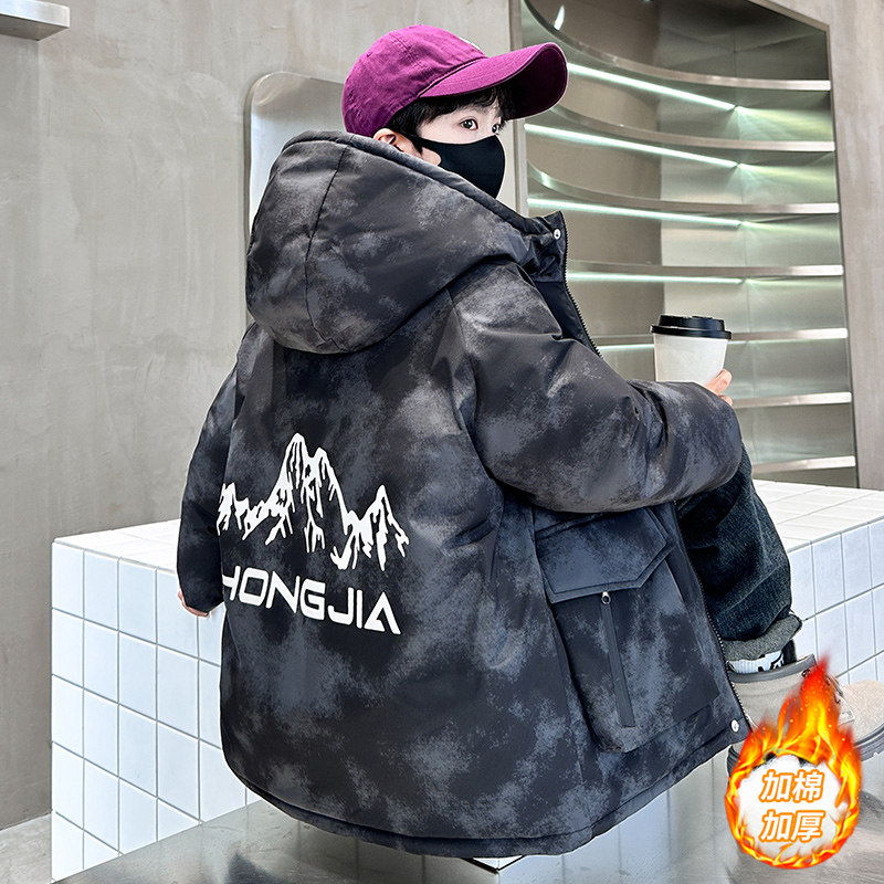 男童新款冬季加厚棉服