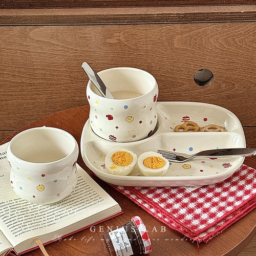 多巴胺分格餐盘/凹槽加深不串味