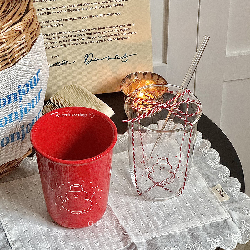 圣诞氛围感拉满圣诞礼物杯子
