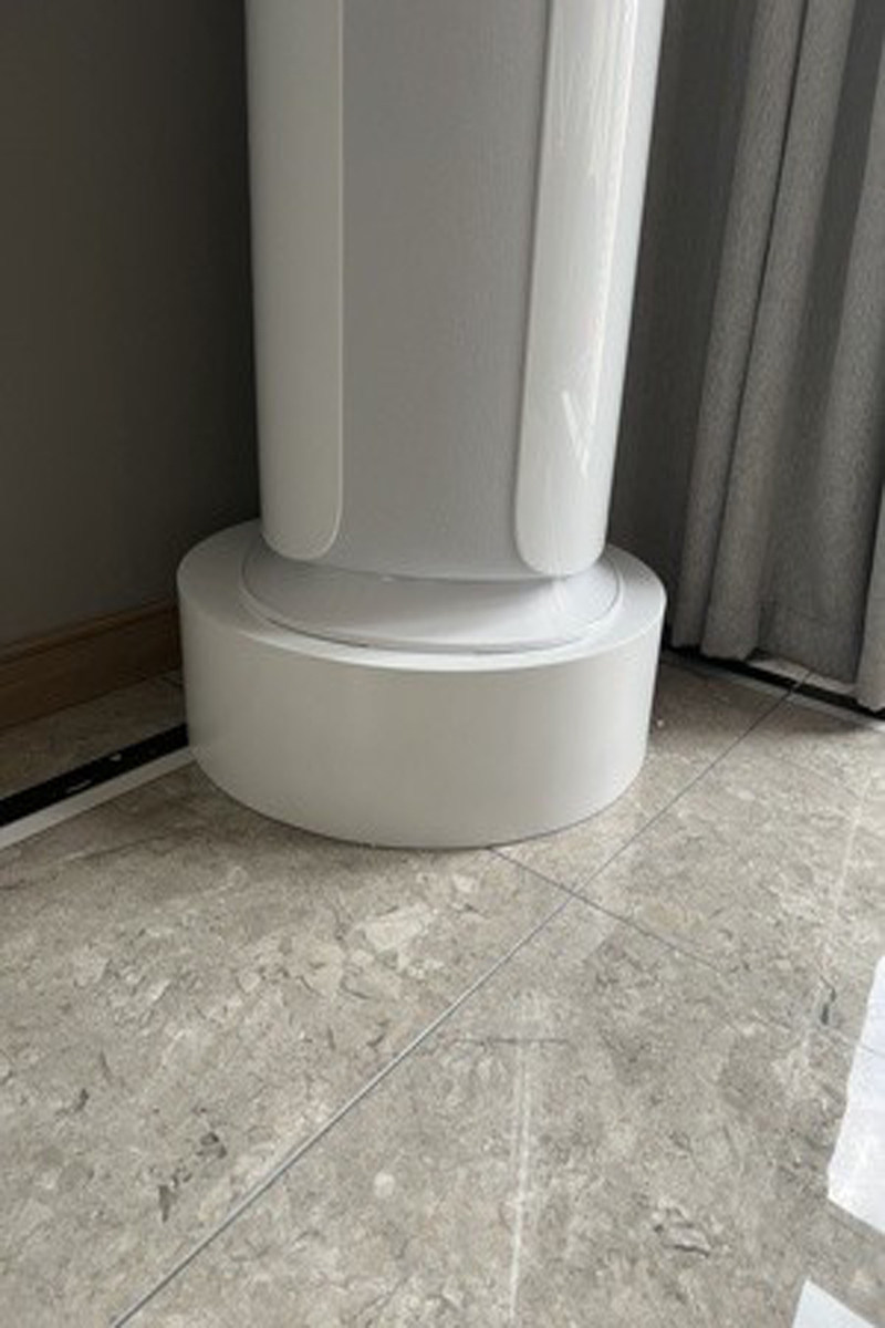 适用格力美的海尔空调底座加高垫架木质圆柱立式室内机排水支架脚