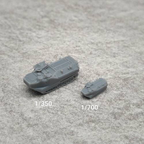AAVP-7A1两栖装甲车 树脂白模 1/350/700坦克战车微缩模型 TK197
