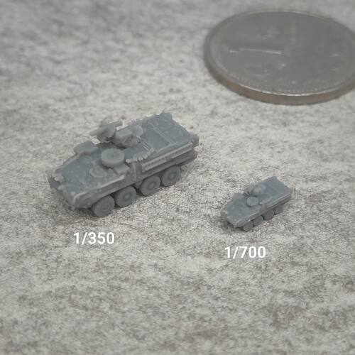 斯崔克M1127 树脂白模 1/350/700坦克战车微缩模型 TK193