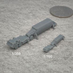 萨德雷达系统 树脂白模 1/350/700坦克战车微缩模型 TK191