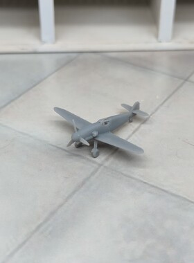 Bf109战机 树脂白模 1/350/700飞机战机微缩模型 AC002
