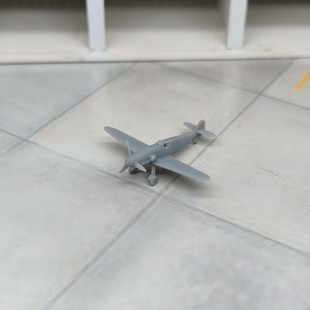 Bf109战机 树脂白模 1/350/700飞机战机微缩模型 AC002