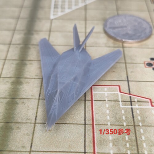 F117A夜鹰战机 树脂白模 1/350/700飞机战机微缩模型 AC038