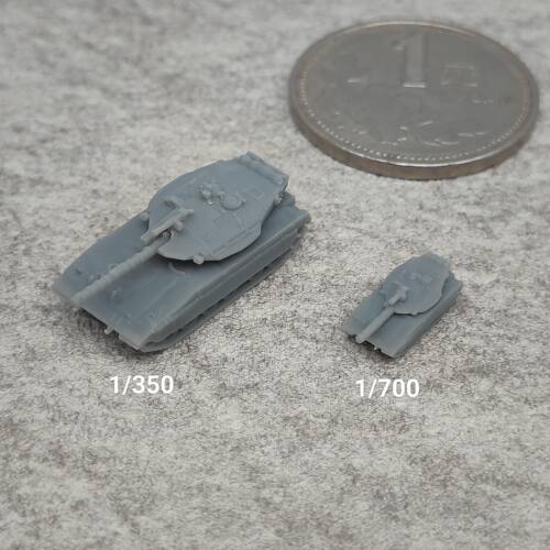 梅卡瓦Mk3坦克 树脂白模 1/350/700坦克战车微缩模型 TK103